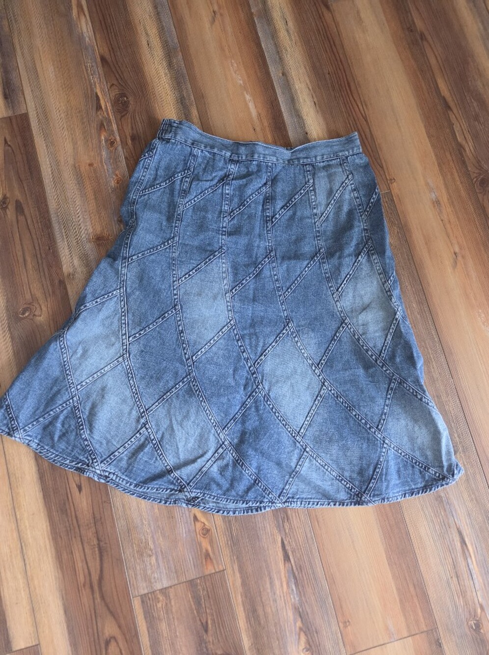 Studio West  Denim Skirt Size S By Studio West
